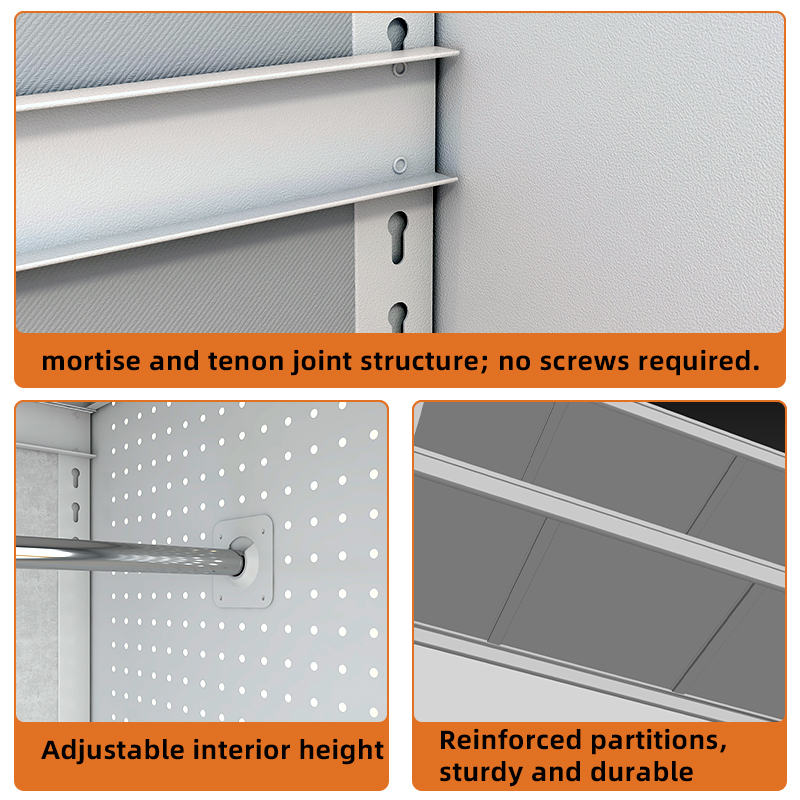Bohemian Style Open Wardrobe with Mesh Curtain &amp; Hooked Pegboard for Teen Bedroom Clothing Storage Compact Open Closet
