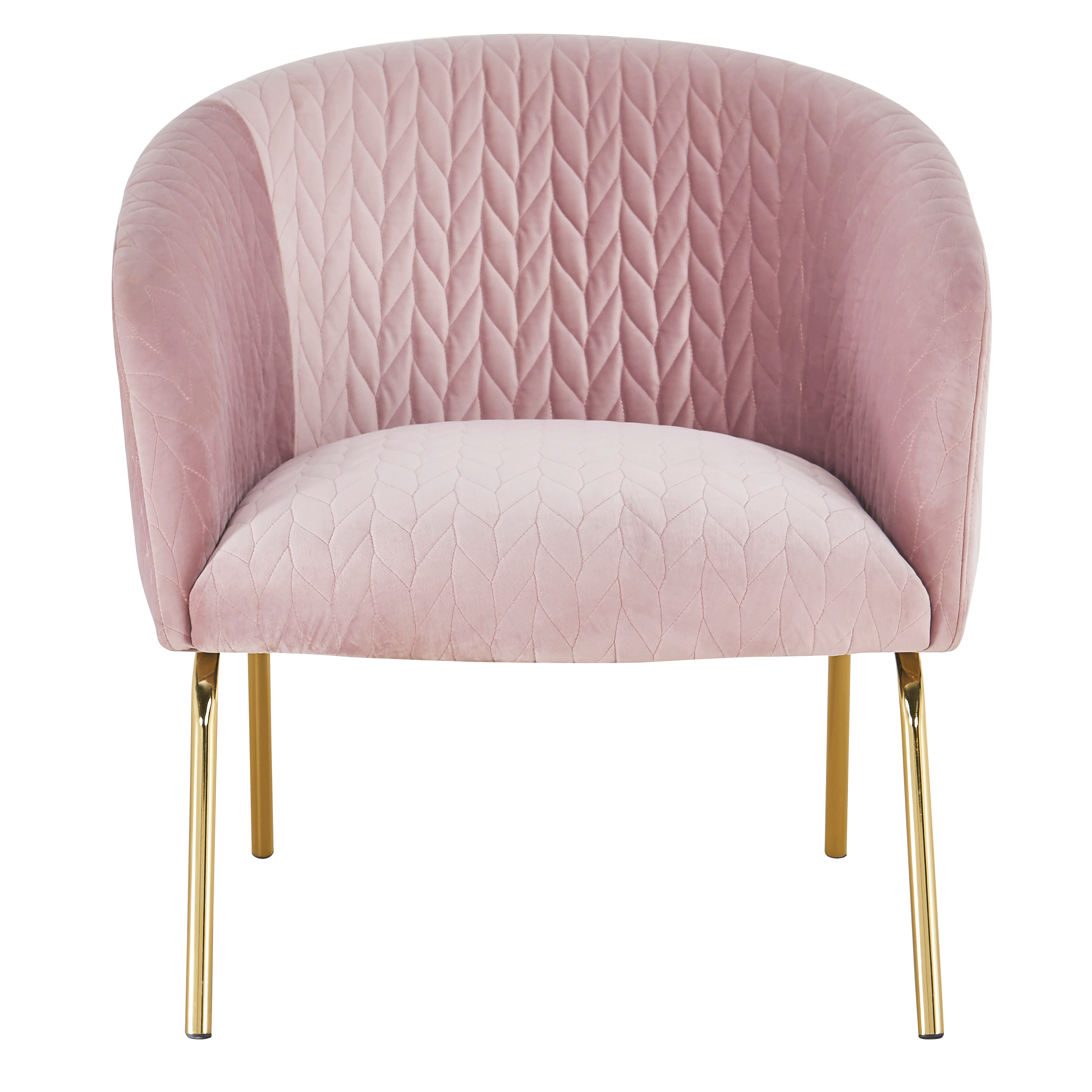 HOT SELLING Modern Simple Velvet Fabric pink Living Room Upholstered Sofa Chair