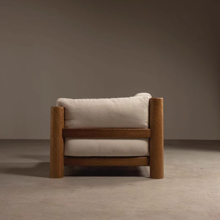 KSL Single Sofa Solid Wood Retro Living Room Reading Coffee Shop Leisure Chair for Reception Commercial Furniture Manufacturer