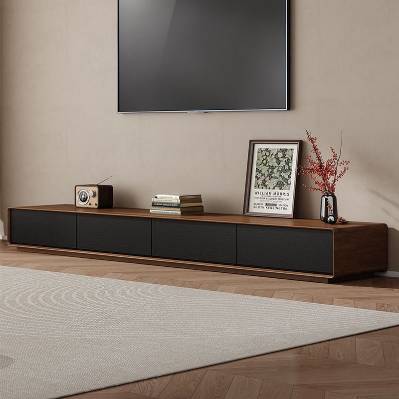 Luxury Small Apartment Living Room Set Solid Wood TV Cabinet Coffee Table Simple Modern Piano Paint Design Light Luxury Glass