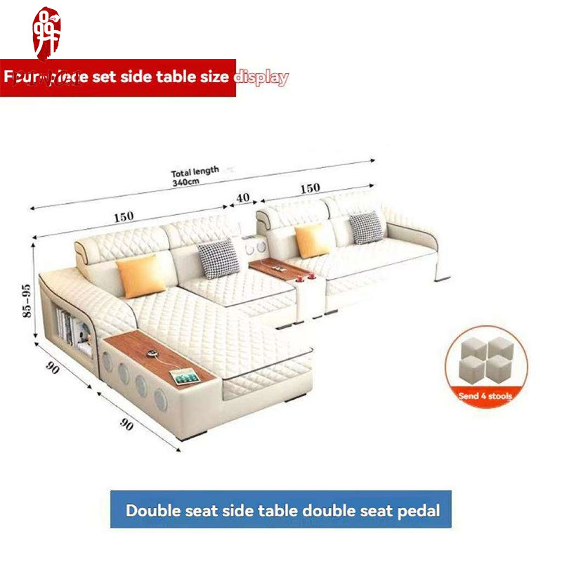 New Hot Selling 7 Seater Living Room Modern Luxury Sofa Set Fashion Design Sofa Combination Corner Room Sofa