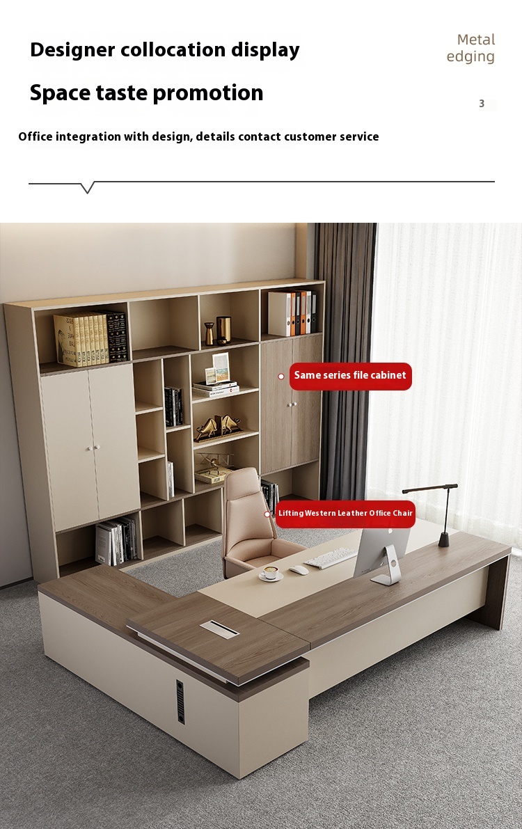 Modern Executive Desk Set Work Manager