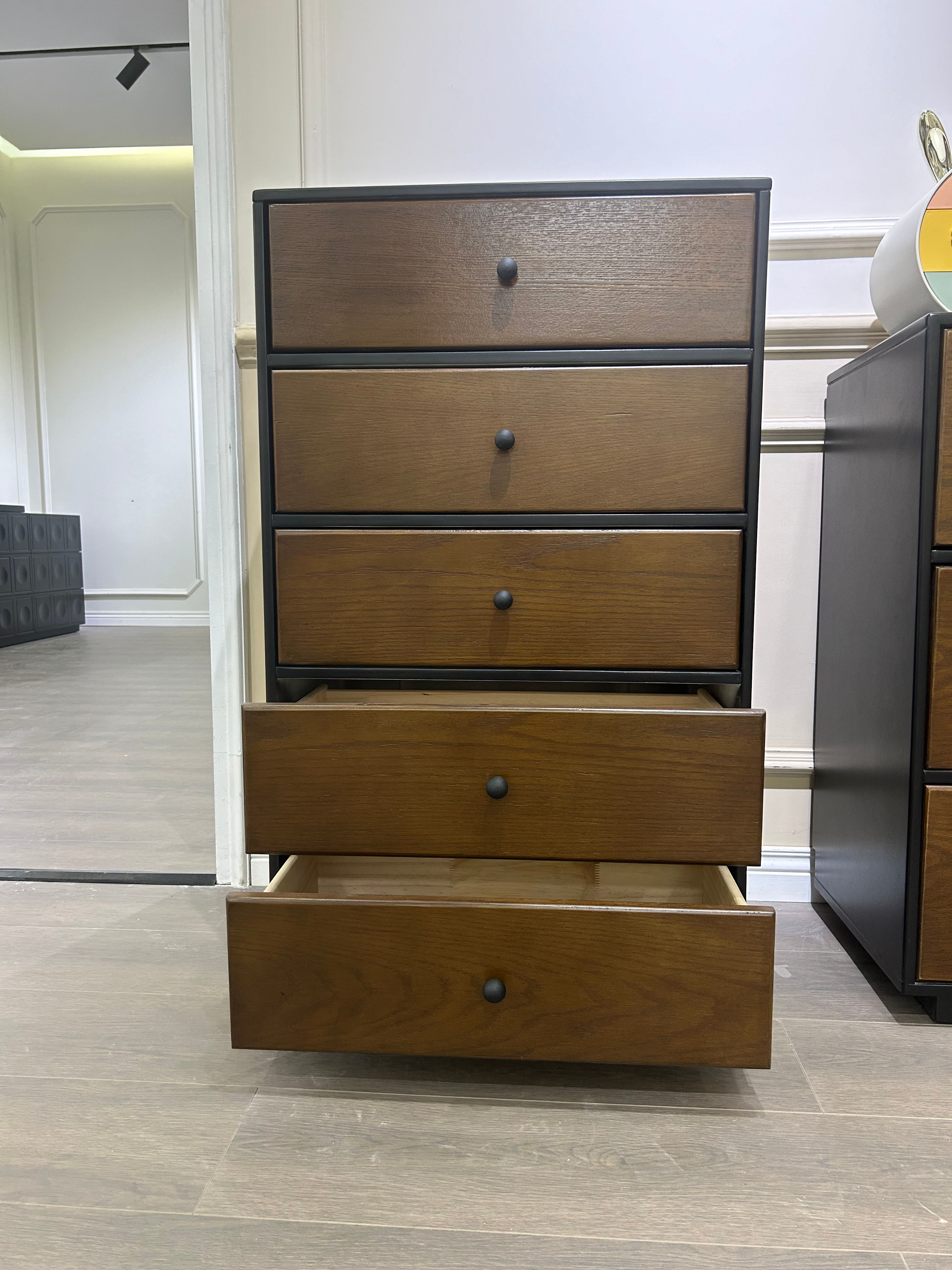 Modern Funiture Solid Wood Chest of Drawers Drawer Dresser Storage Cabinet for Bedroom Living Room