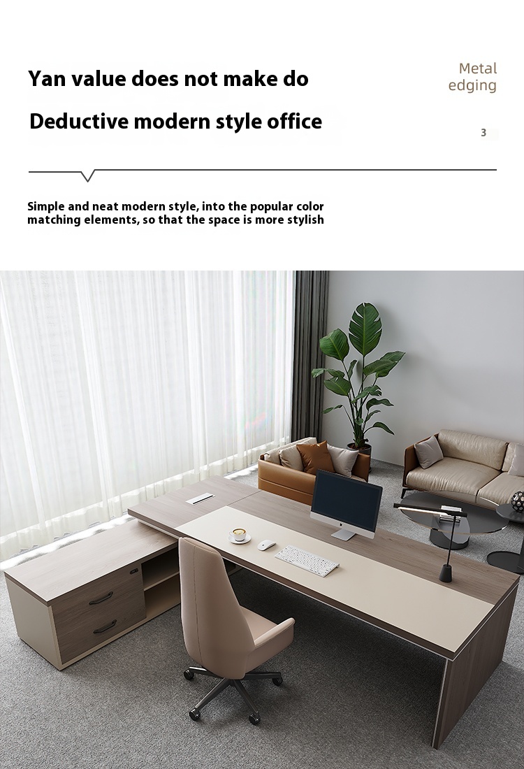 CEO Boss Office Workstation Design