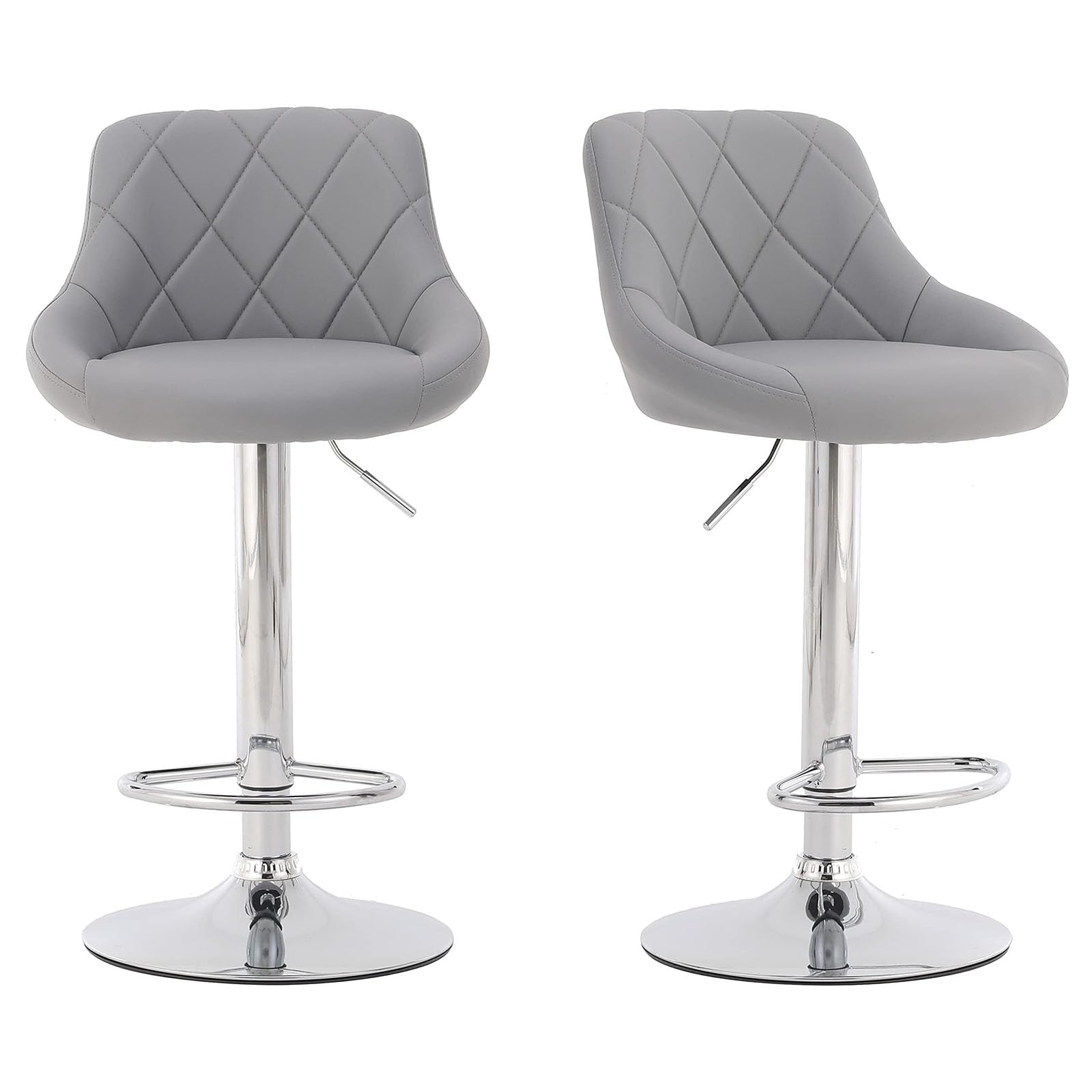 Height Adjustment Ergonomic Swivel Bar Stool Bar Chairs for Kitchen With Footrest and Backrest