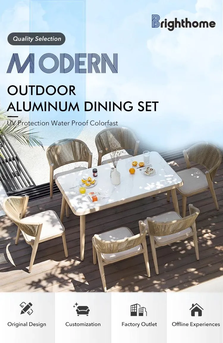 Garden Bistro Rattan Furniture Outdoor Entertaining Patio Dining Table and Chairs Set