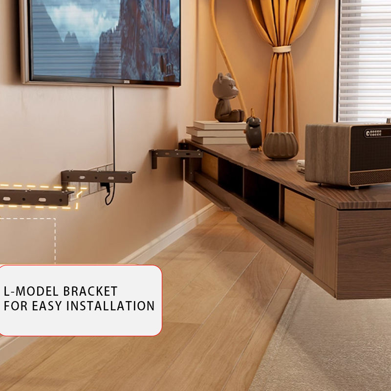 OEM Wall Mounted TV Cabinet Living Room Custom Dimensions Colors Modern Floating Media Console Unit