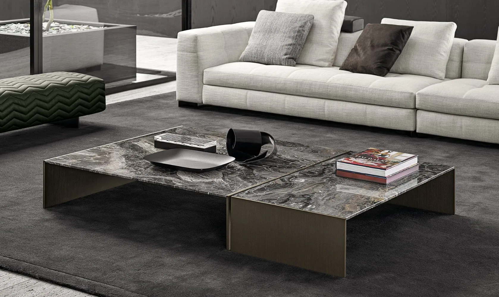 Orient Luxury Furniture High-End Living Room Accent Solid Wood Coffee Table Furniture