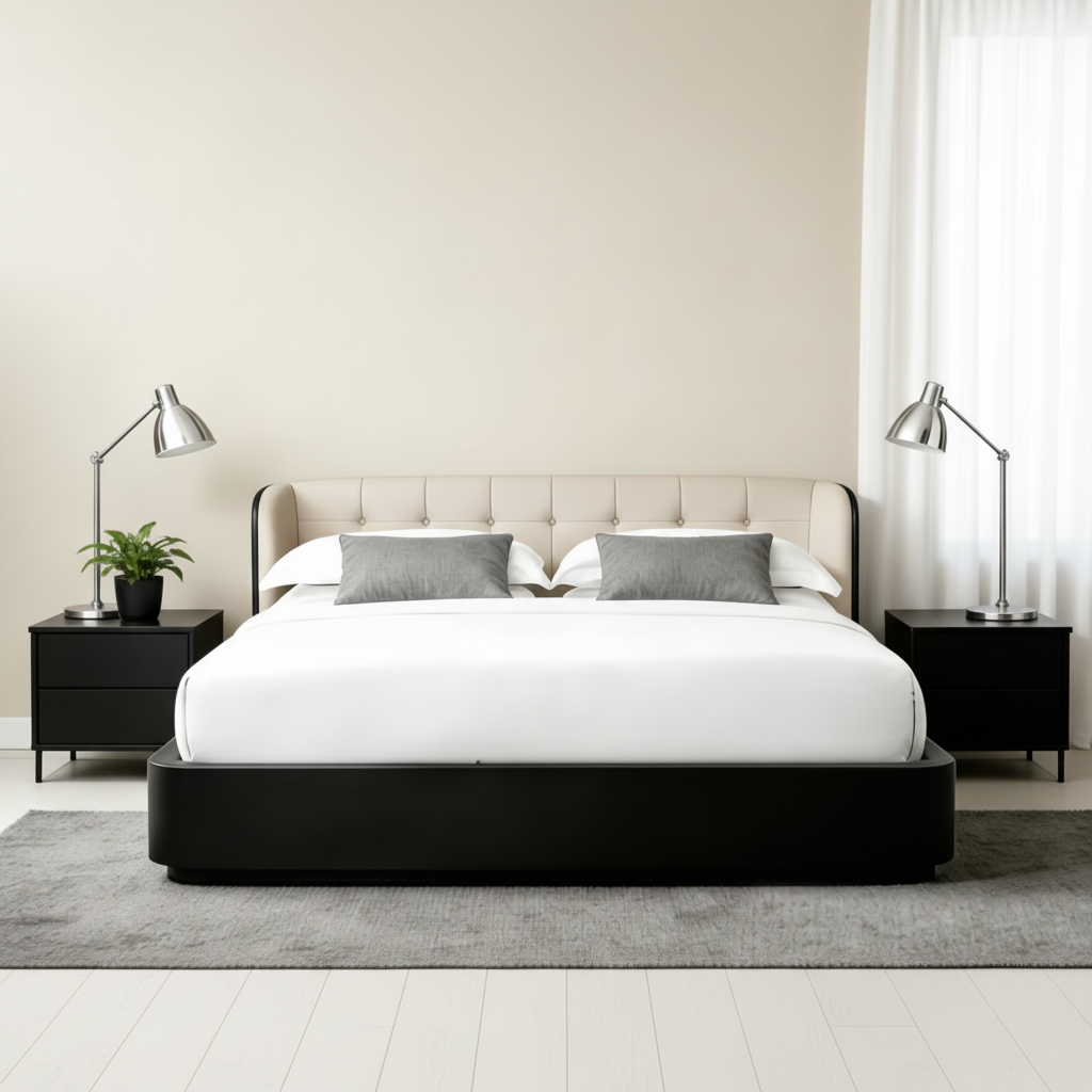 Bed Frame king with Storage Queen Full Double Size Single Wood Modern Set Luxury 160x200 for Pine Hard French Solid Wood Bed