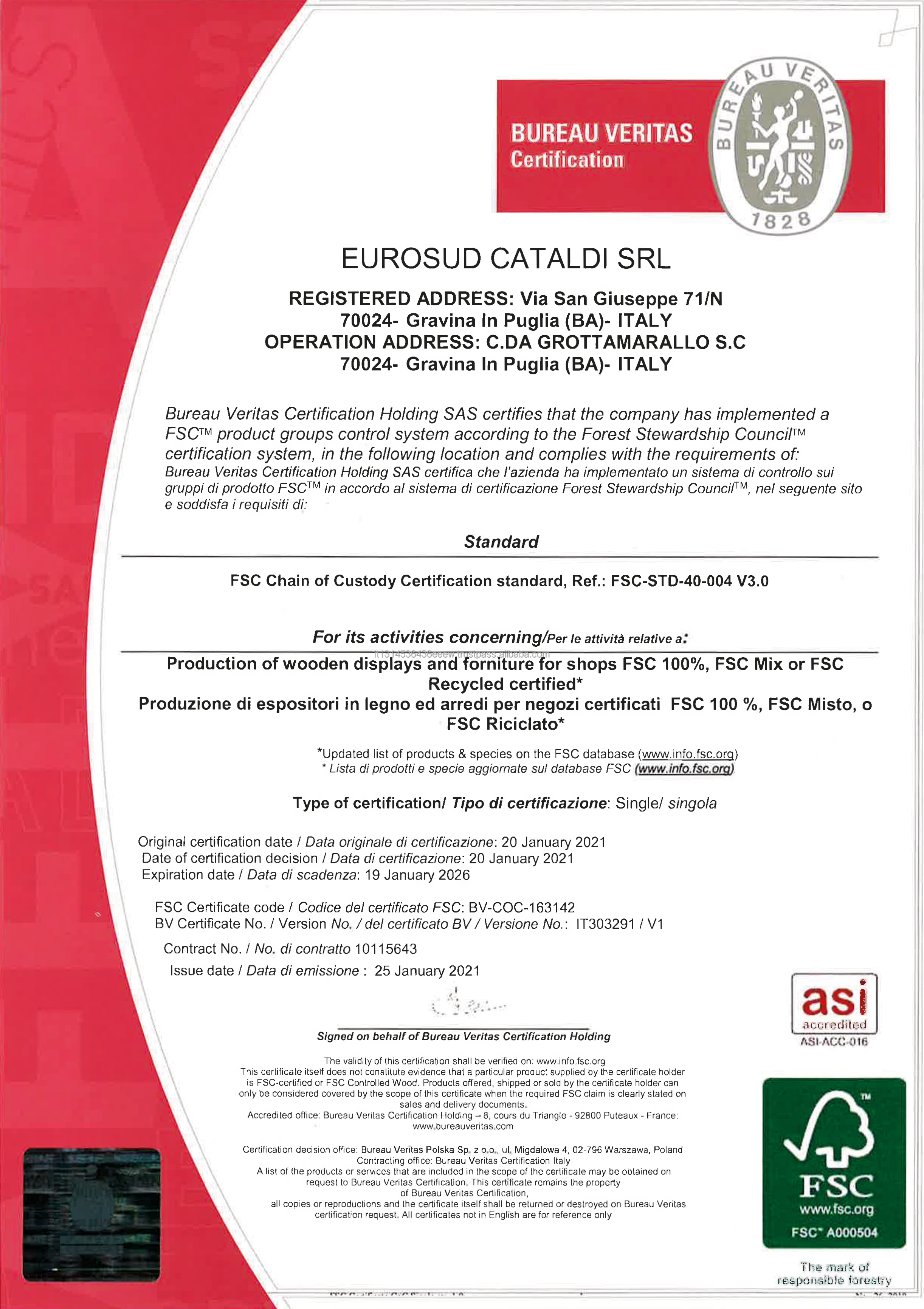 FSC Certification