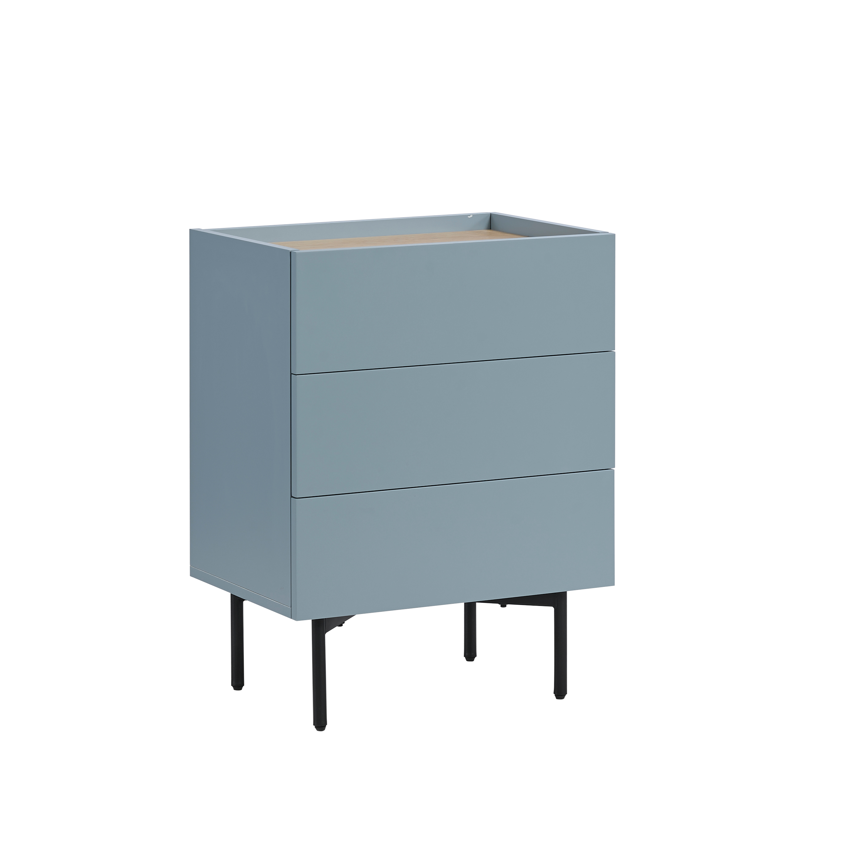 Home Furniture Bedroom Small Metal Frame Modern Wood Bedside Table Nightstand Night Stand for Bedroom