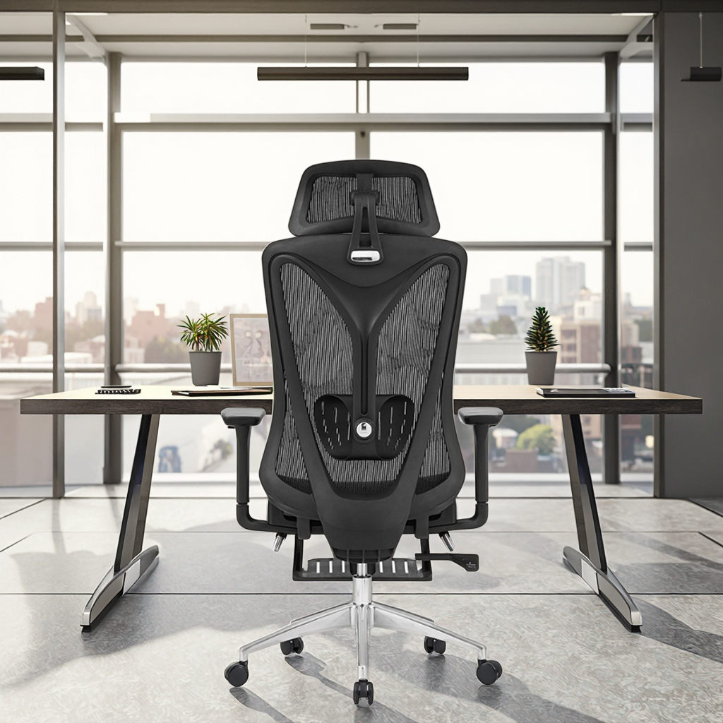 Mesh Conference Meeting Room Gaming Task Computer Boss Luxury Executive Home Office Ergonomic Swivel Chair With Footrest