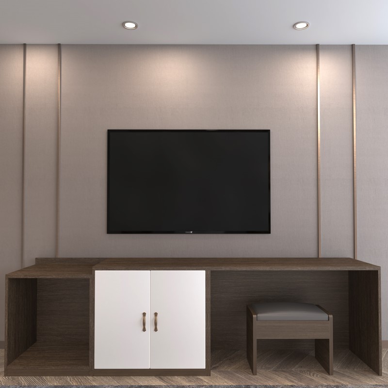 Hotel Furniture Supplier Wholesale Customization Modern Melamine Luxury Commercial Hotel Bedroom Furniture Sets Hotel Furniture