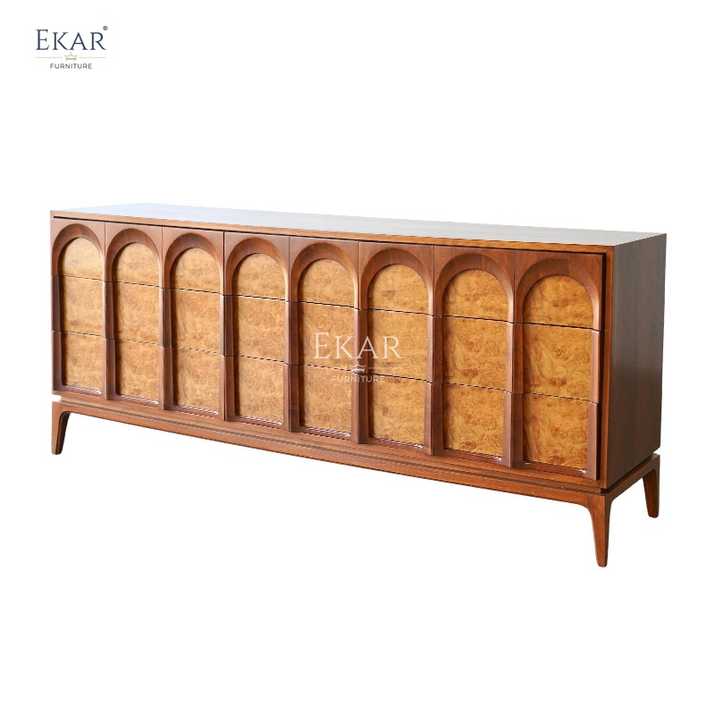Premium wooden finishes closeup
