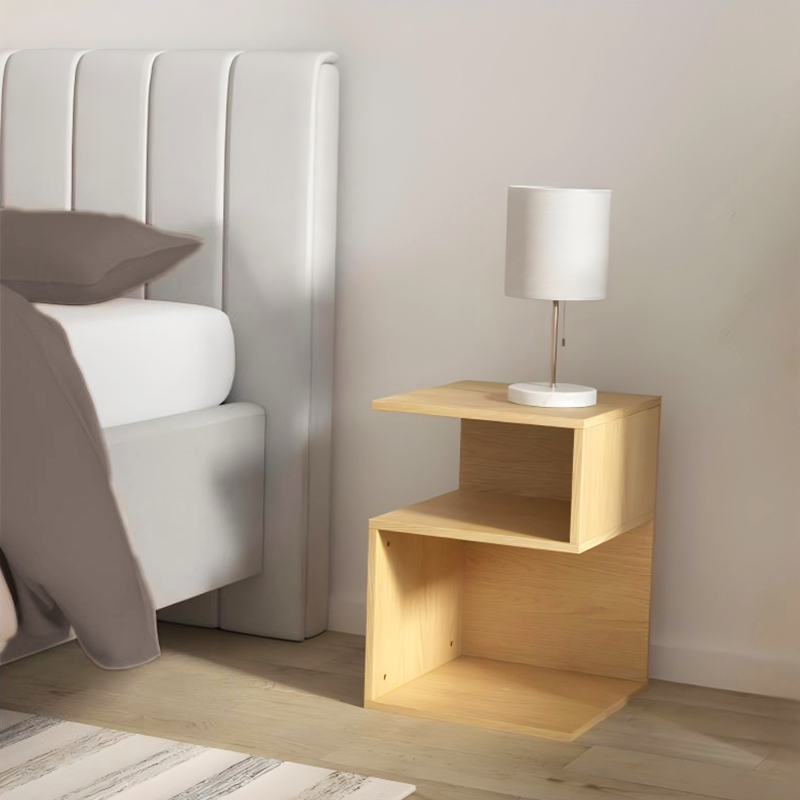 Manufacturer Wholesale Minimalist Nightstand with Drawer Modern Bedside Table Stylish Bedroom Storage Cabinet Furniture