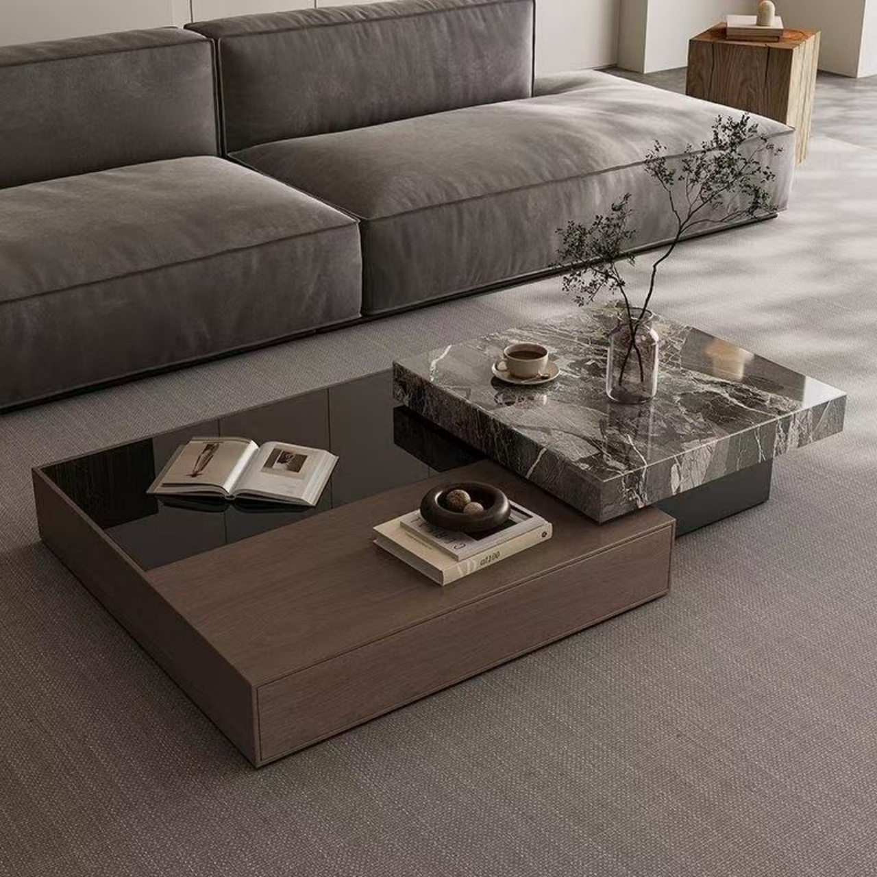 Multifunctional Storage Coffee Table for Living Room