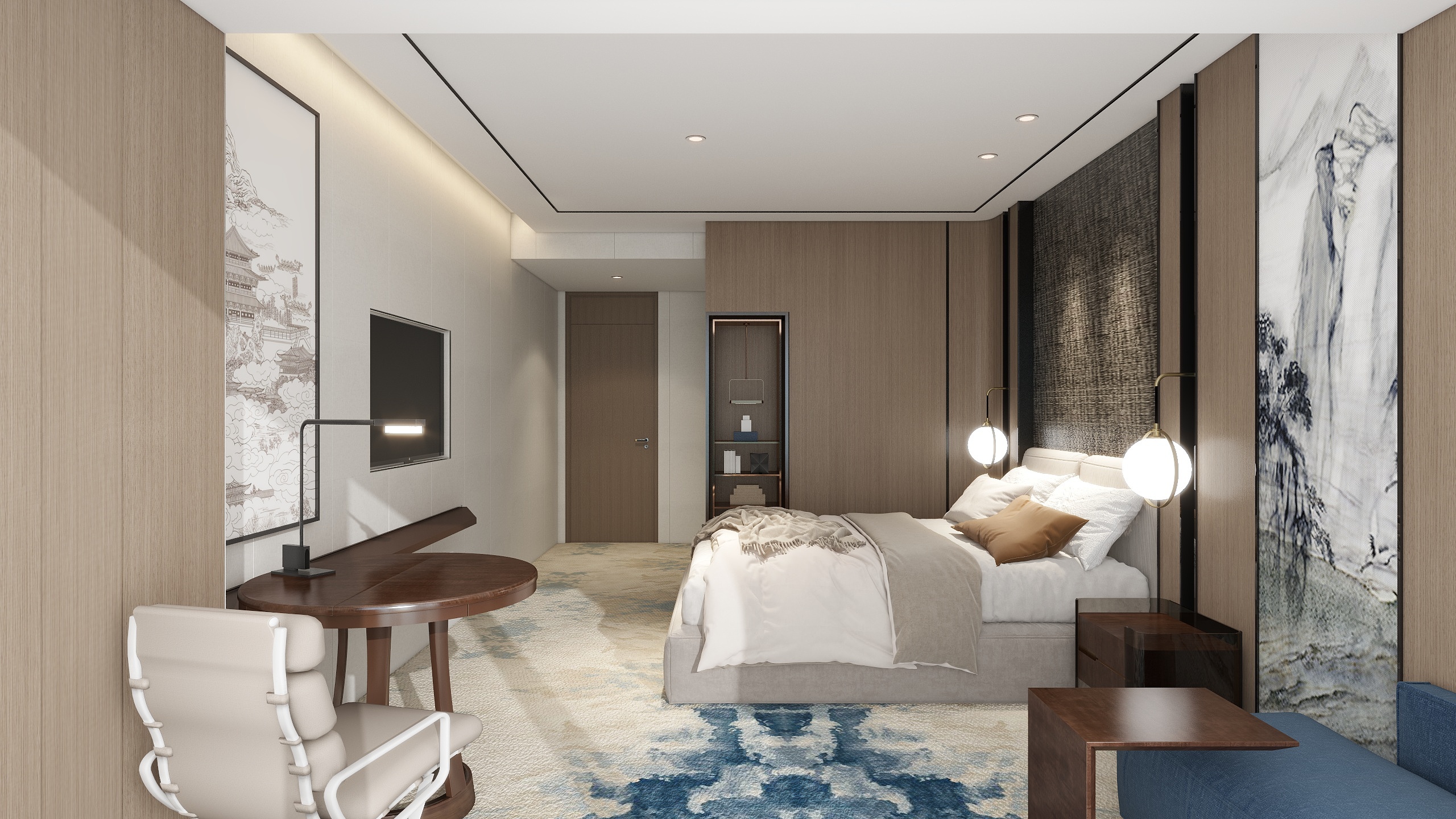 Hotel Bedroom Furniture Detail 1