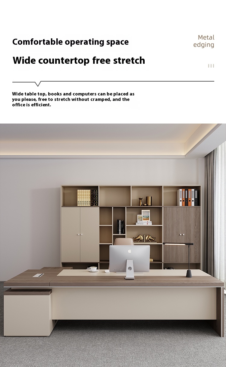 Modern CEO Boss Office Workstation