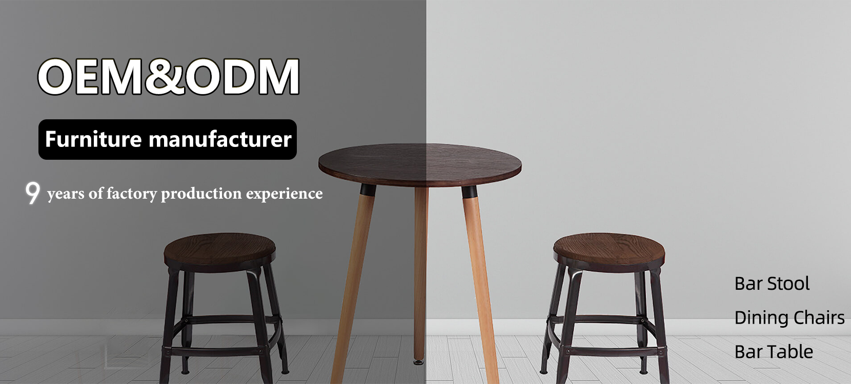 Metal Bar Stool Presentation