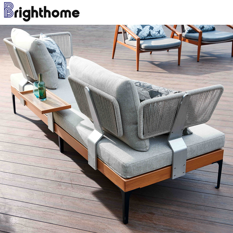 Factory Price Outdoor Sofa Aluminum Furniture Set for Living Room Hotel Courtyard