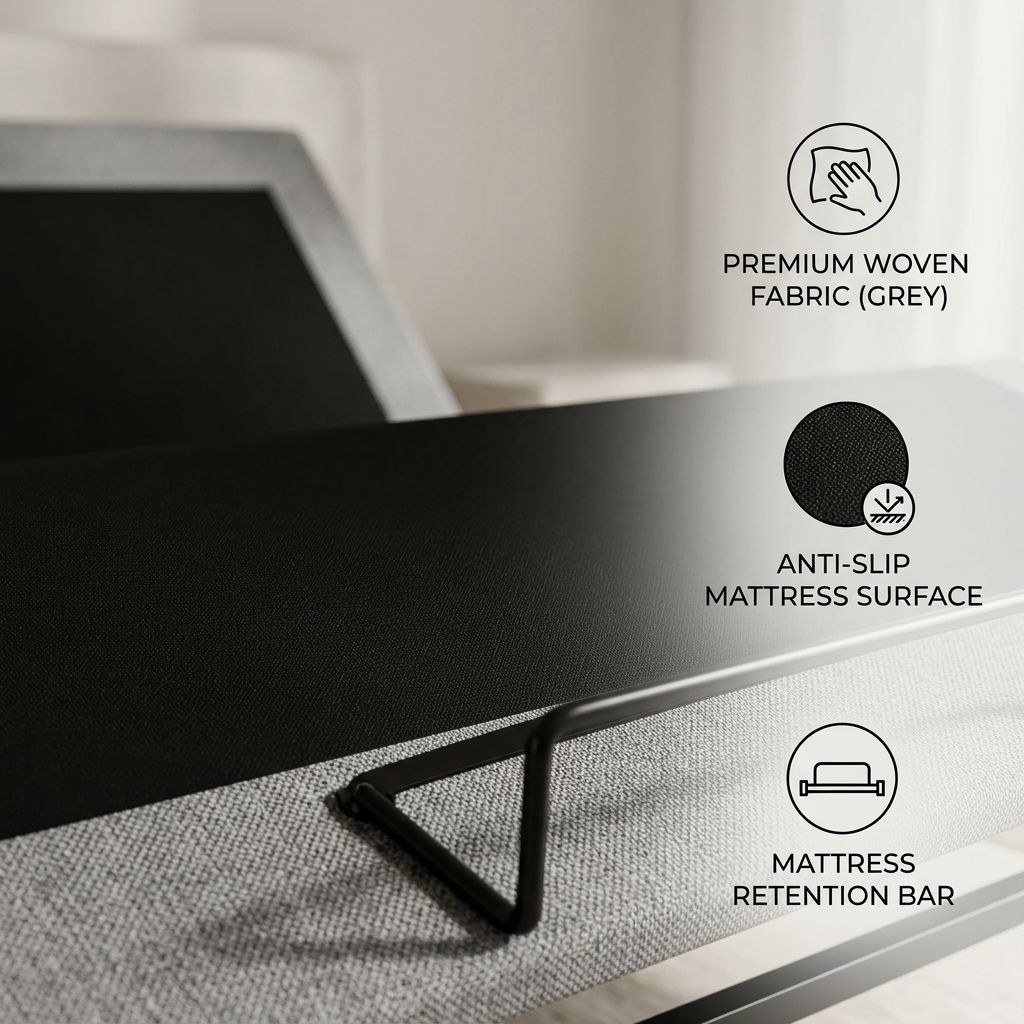 Factory Wholesale Foldable Iron Electric Bed Frame Multi-Angle Support &amp; Adjustable for Indoor Multiple Scenarios, CE/ISO