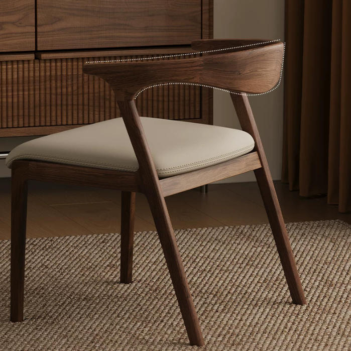 Nordic Solid Wood Dining Chairs for Home Use Hotel and Restaurant with a Backrest Desk Chair