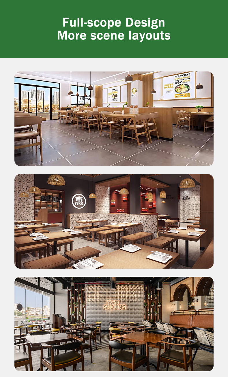 Light Luxury Commercial Restaurant Furniture Set Metal Dining Chairs Sintered Stone Dining Table and Booth Sofas for Cafe Hotel