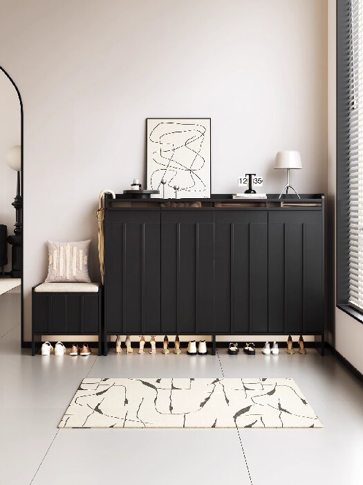 Custom-Made Entryway Furniture with Shoe Storage Organizing Cabinets-Multipurpose Multipurpose Entry Cabinets