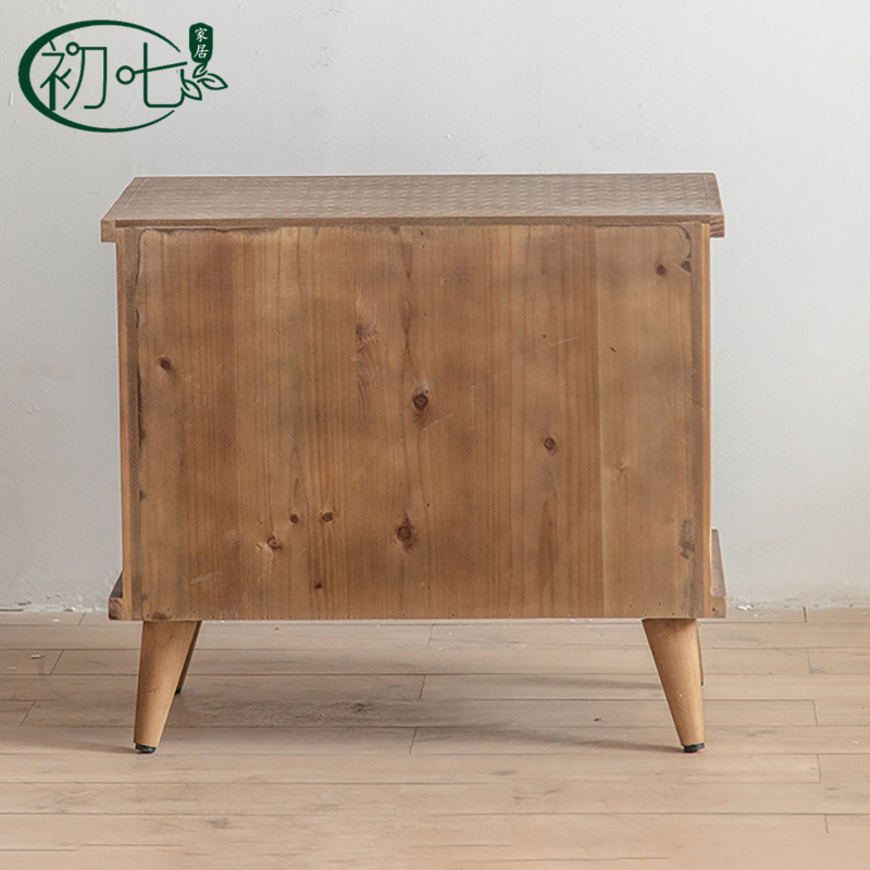 [Brand] Wooden Console Table with Storage Drawers and Door Sideboard for Living Room for All Ages
