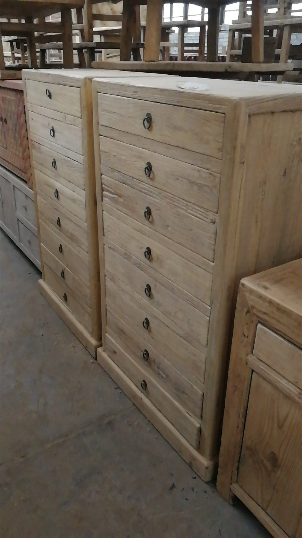 High(good)Quality Chinese Antique Recycled Wood Drawers Cabinet