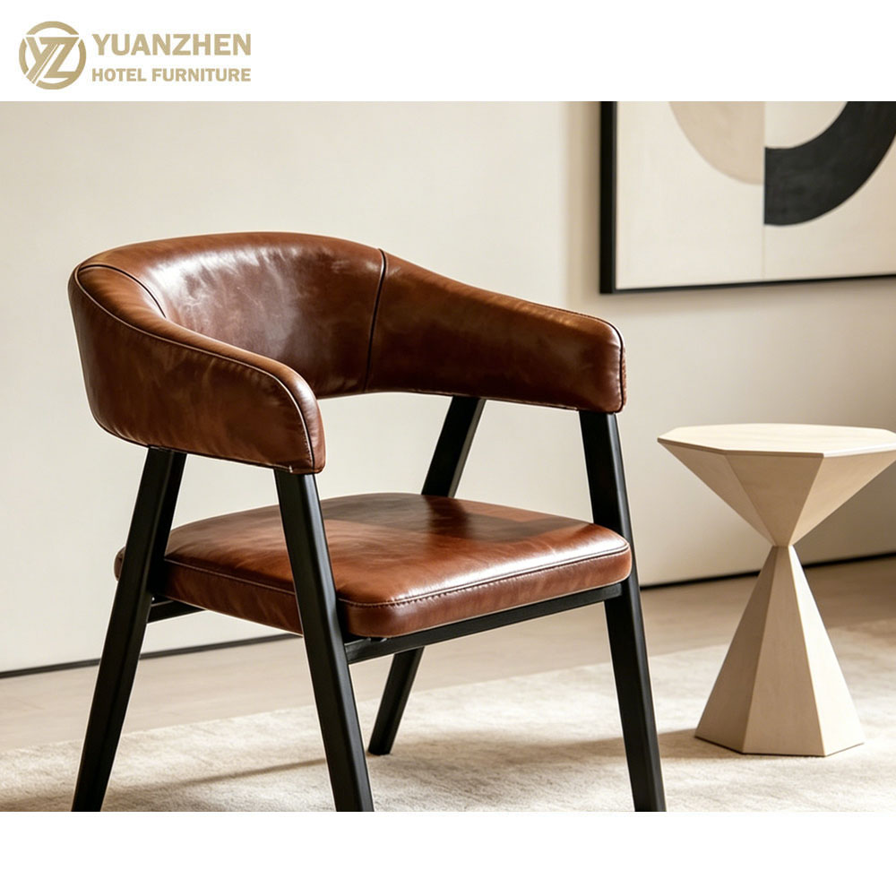 Commercial Modern Solid Wood Dining Chair High-End Hotel Furniture Durable for Restaurant Cafe Hospital Use
