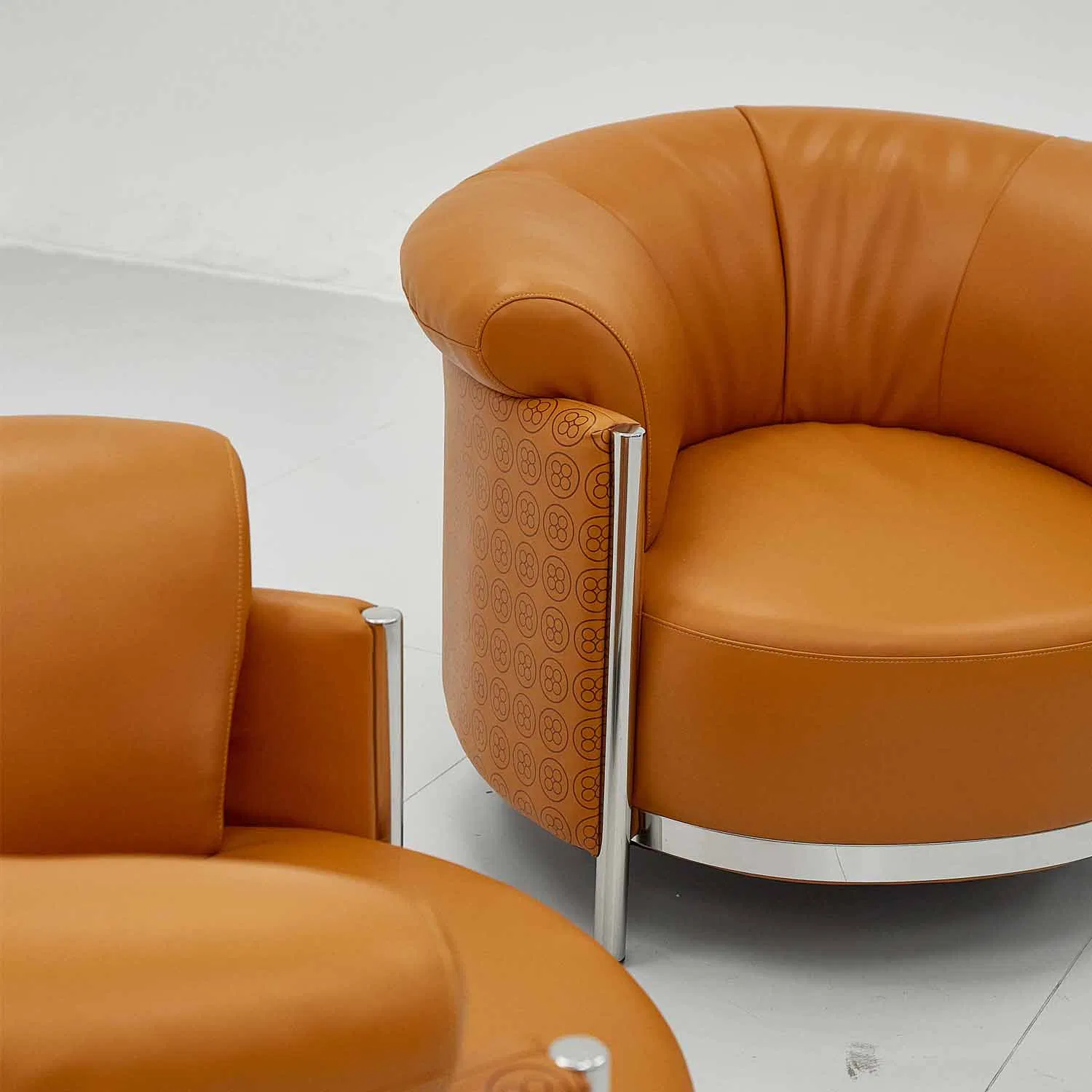 Custom Vintage Leather Accent Chair From Wholesales Foshan Living Room Home Furniture