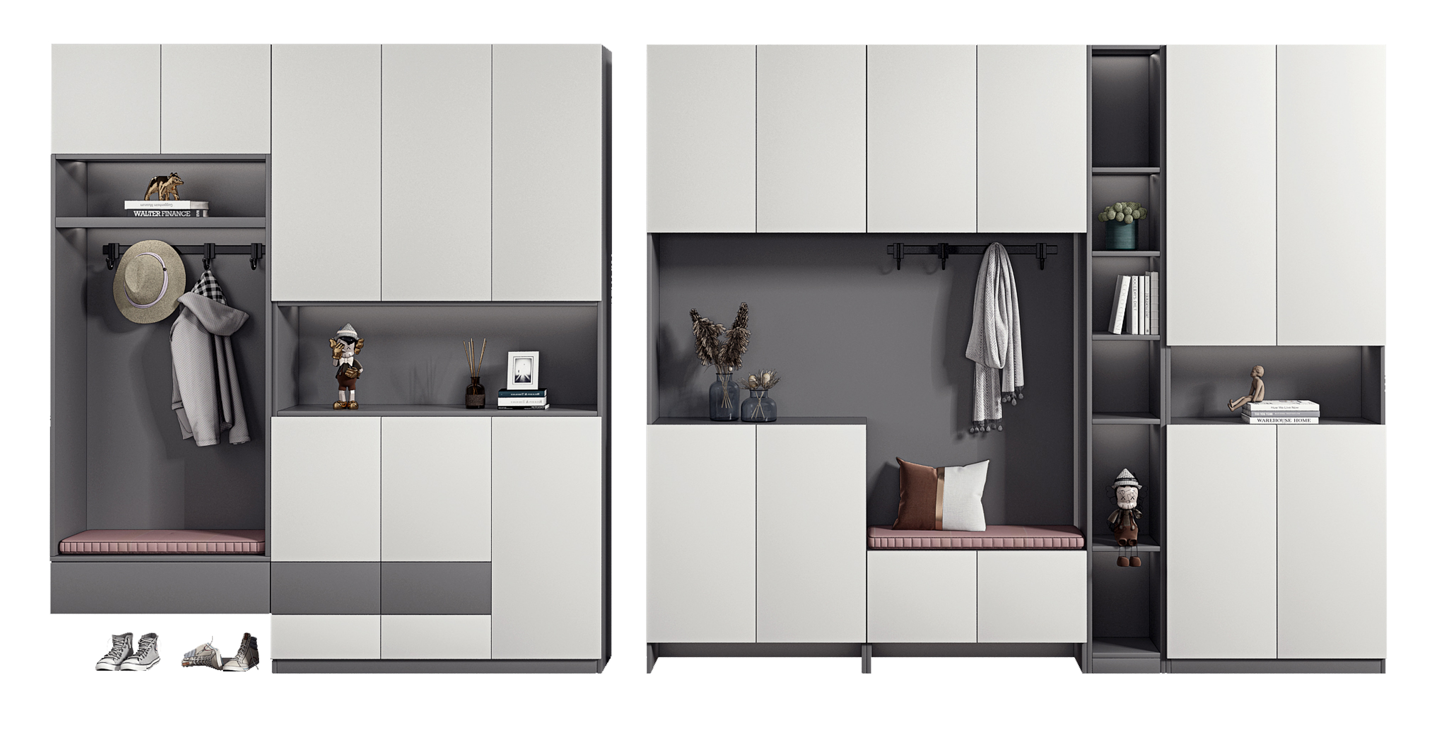 Hot Selling Custom Size Modern Design Wooden Entryway Cabinet for Home Furniture in Living Room