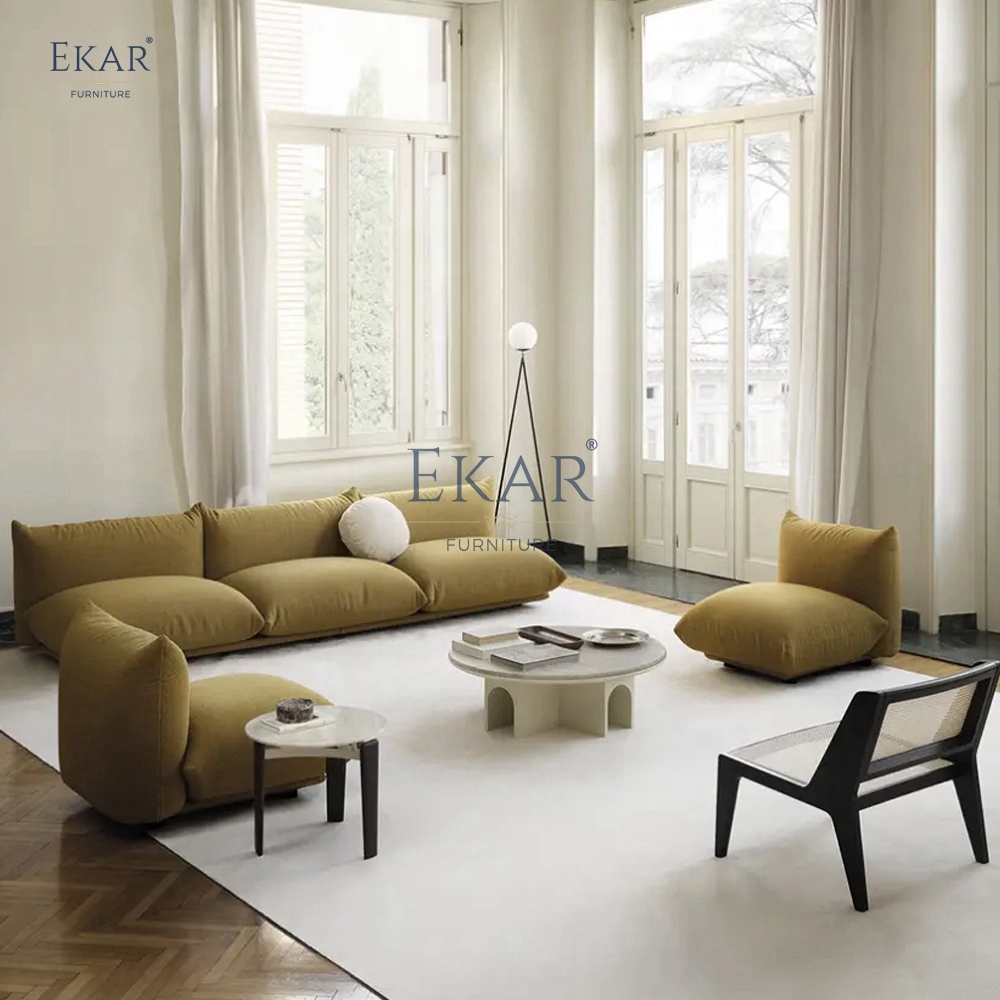 Cozy and Functional Sofa Setup