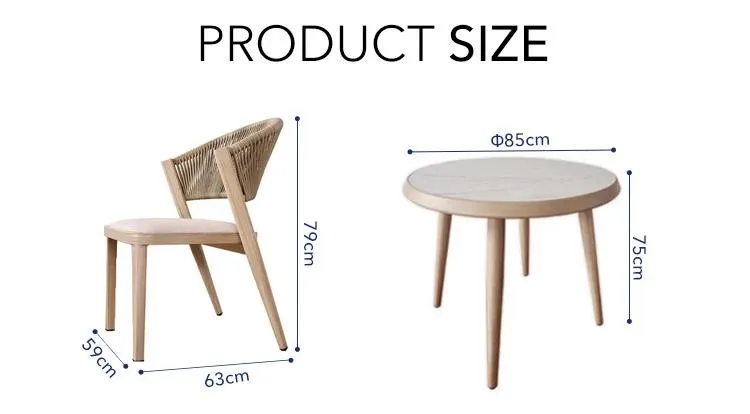 Garden Bistro Rattan Furniture Detail