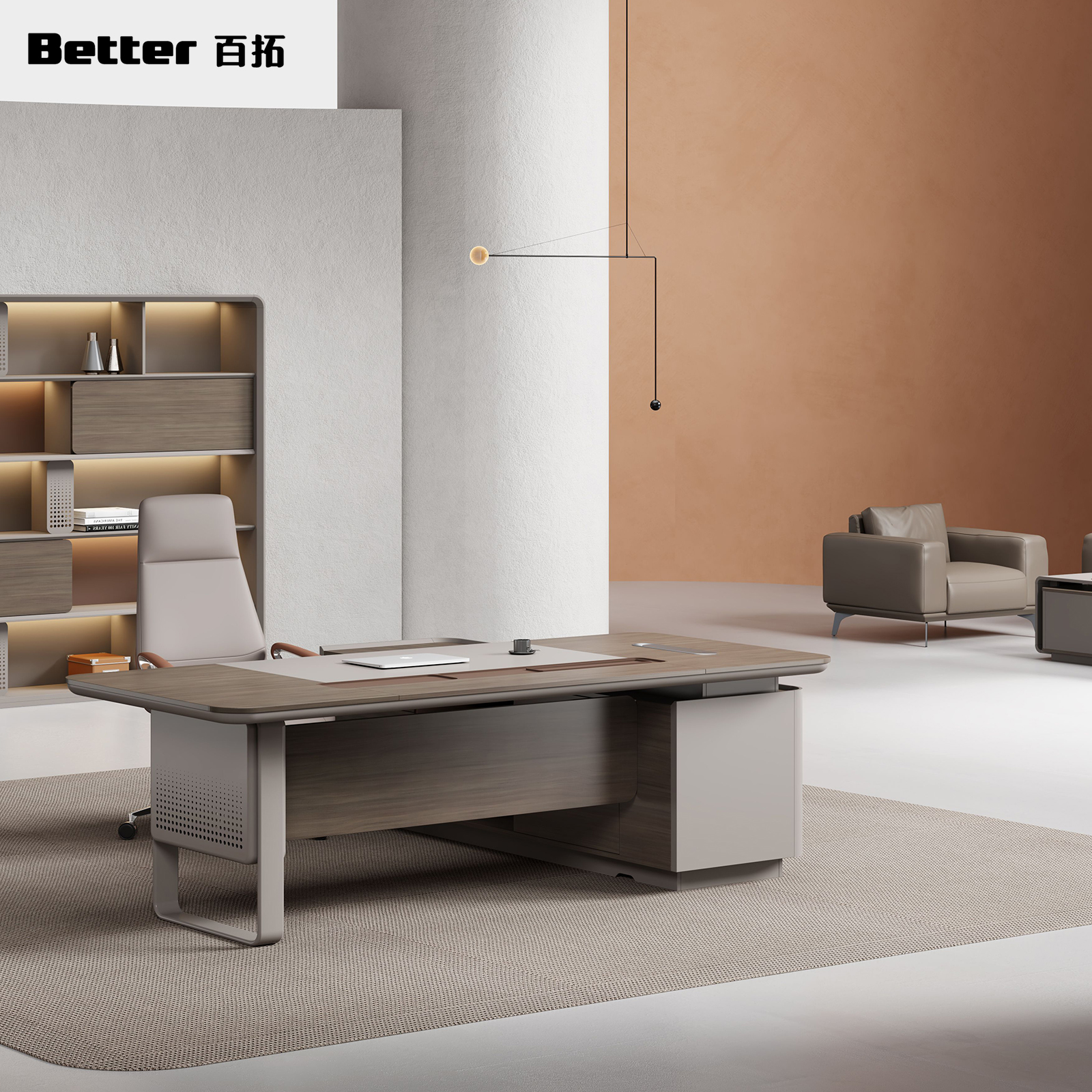 Modern Solid Wood Coffee Table Cream Living Room with Storage Function Luxury for Office Use
