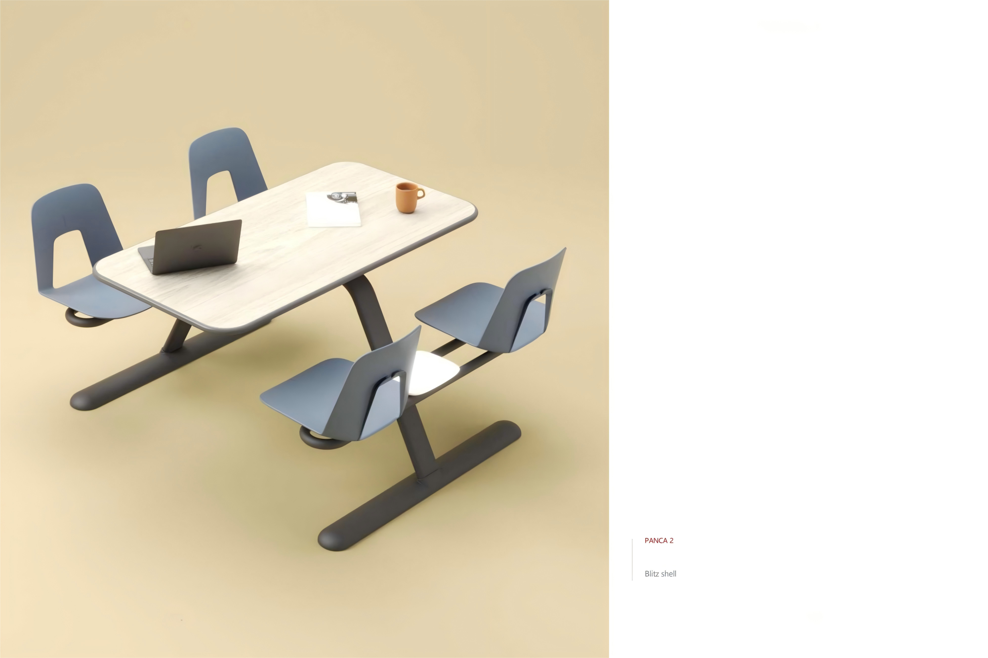 Cafeteria Set Dimension Diagram 2