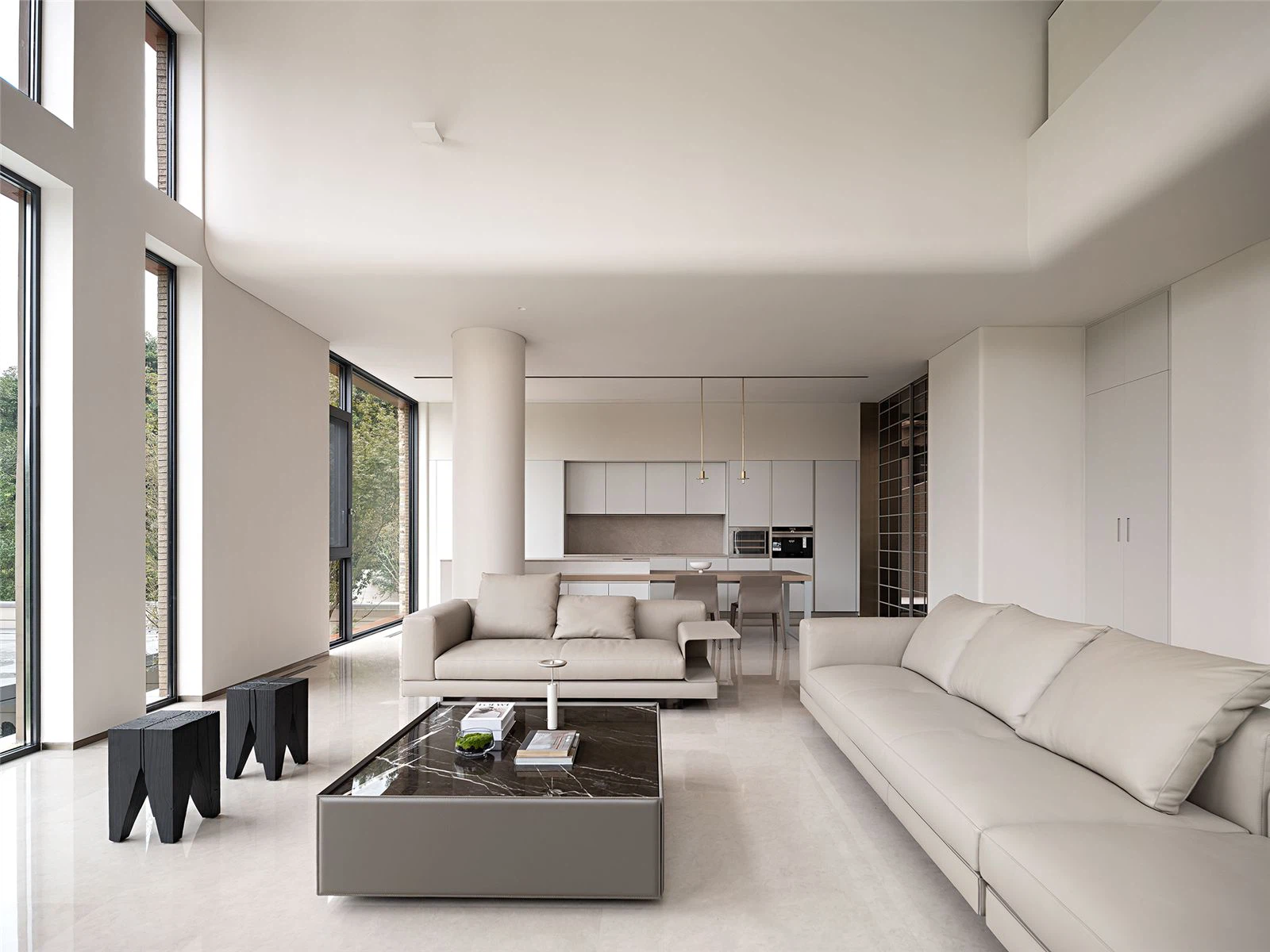 Ambrose Home showroom displaying premium solid wood and upholstered furniture collections