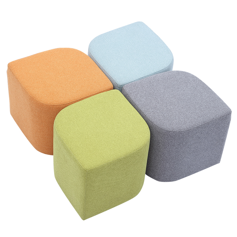 Wholesale multi-color modern upholstered ottomans furniture manufacturer