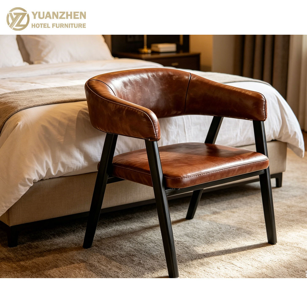 Commercial Modern Solid Wood Dining Chair High-End Hotel Furniture Durable for Restaurant Cafe Hospital Use