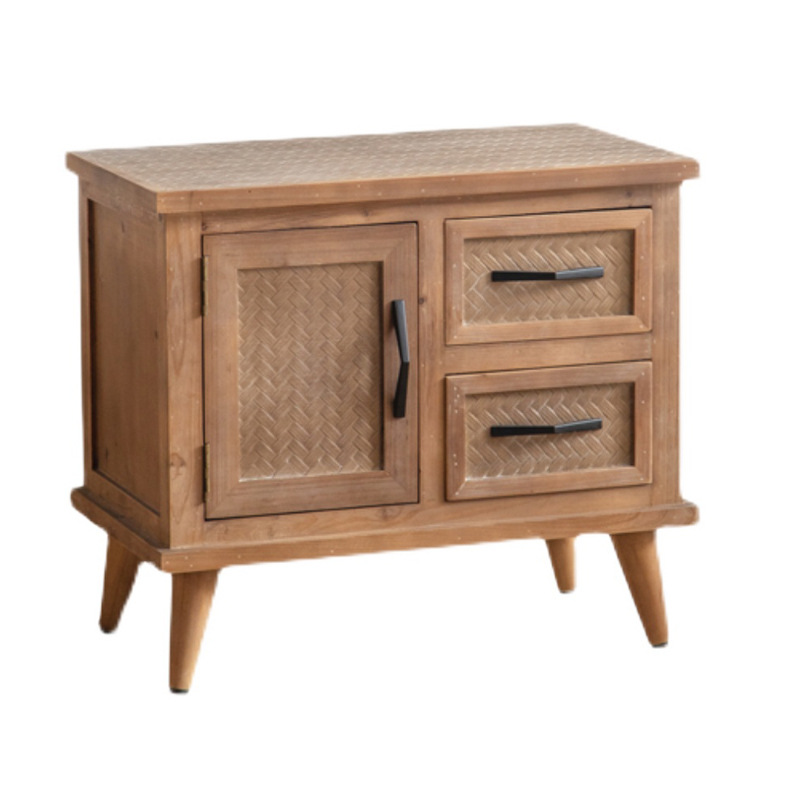 Vintage aged look wood drawer organizer