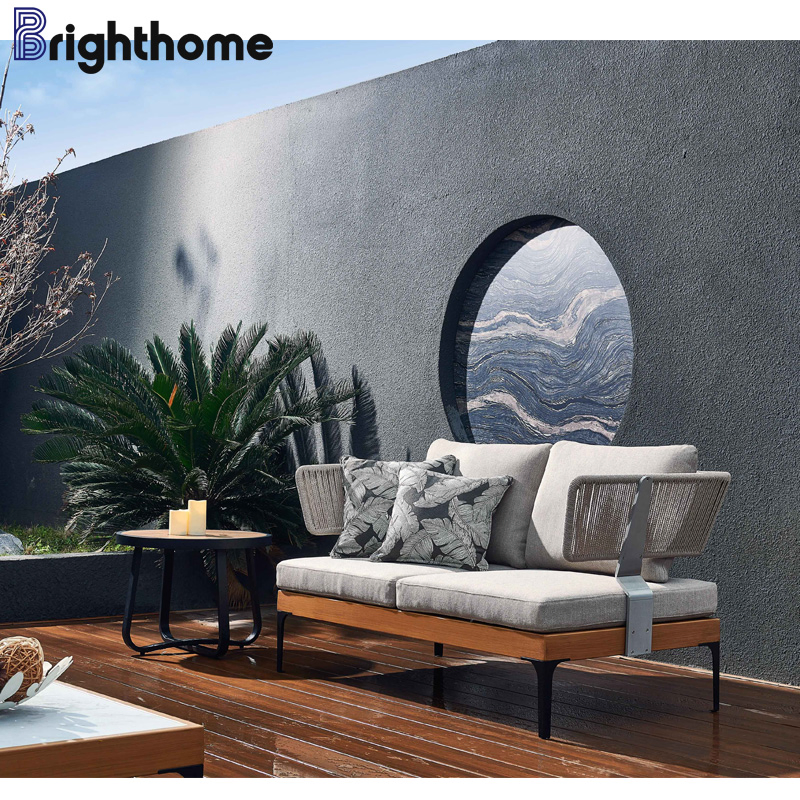 Factory Price Outdoor Sofa Aluminum Furniture Set for Living Room Hotel Courtyard