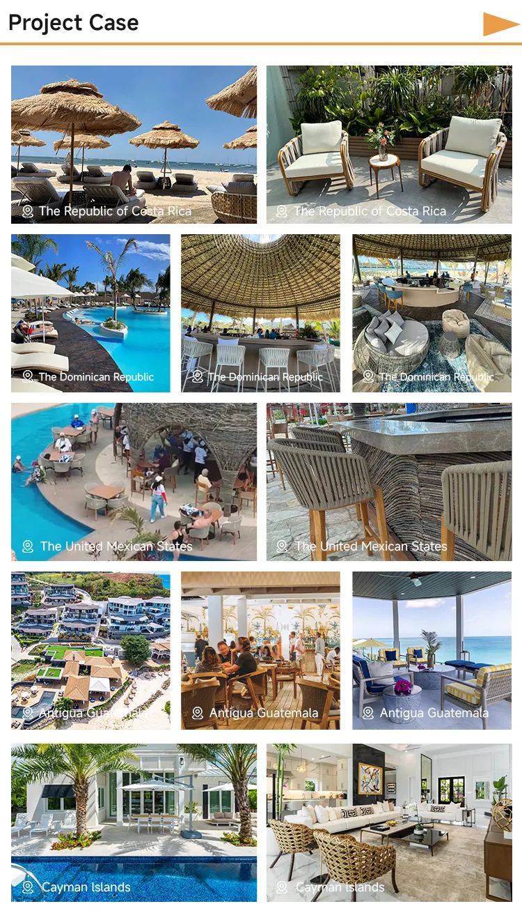 Outdoor seating case study hotel garden