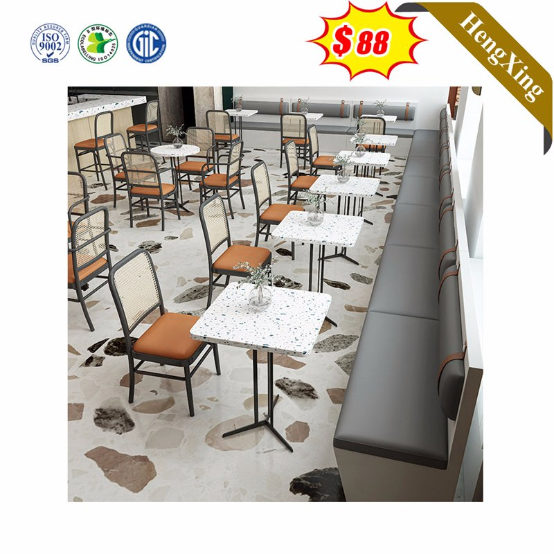 Wholesale Market Metal Wooden Home Living Room Canteen Outdoor Restaurant Furniture Marble Sofa Chair Dining Table Sets