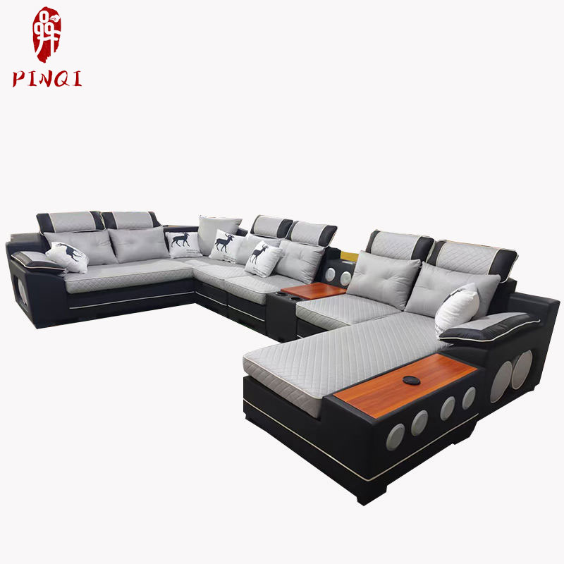 New Hot Selling 7 Seater Living Room Modern Luxury Sofa Set Fashion Design Sofa Combination Corner Room Sofa