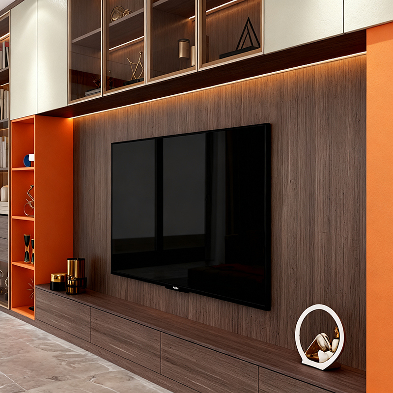 BOSNiE Modern Luxury High Gloss TV Stand Drawers Living Room Bedroom Storage Cabinet Media Console Entertainment Center