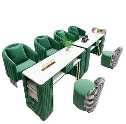 Nail Salon Table And Chair Set With Vacuum Cleaner Manicure Table Beauty Salon Nail Salon Sofa Table And Chair