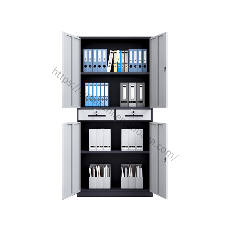 Metal Steel Filing Cabinet with Drawers Office Storage Locker Drawer Slides Office Furniture Use Books Office Supplies