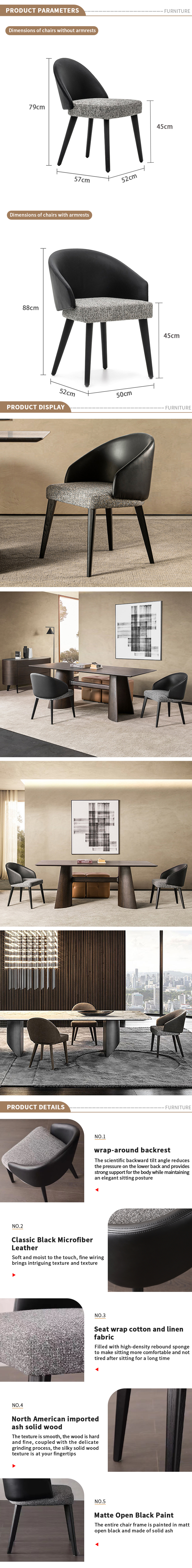 Solid Wood Dining Chair Display 2