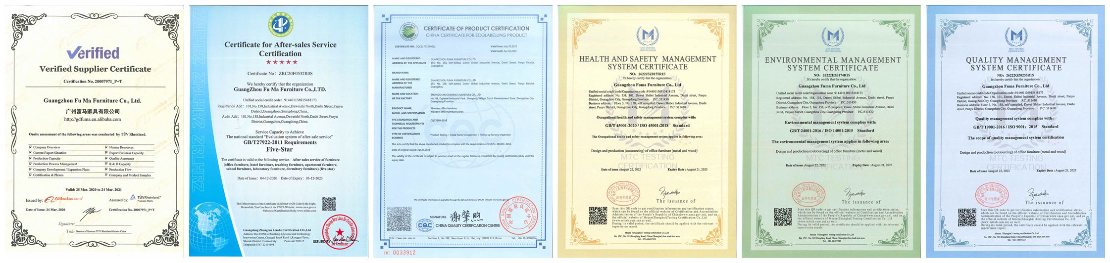 Our Certificate Image